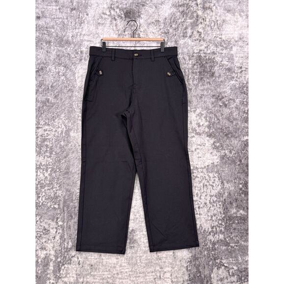 New Universal Standards Black Straight Leg Pants Size S Small US 10